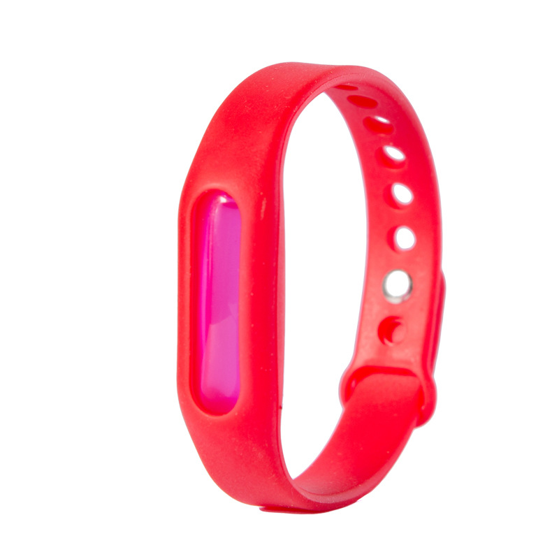 accessories : WristRepel | Waterdichte insectenwerende polsband in Rood van Pantino