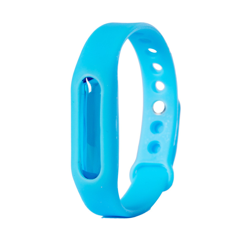 accessories : WristRepel | Waterdichte insectenwerende polsband in Blauw van Pantino