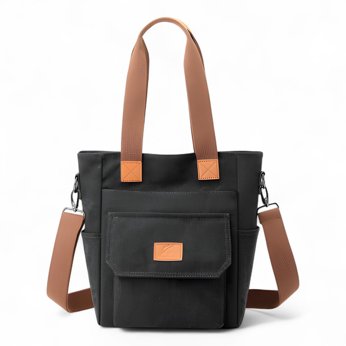 bags : Mira | De 2-in-1 Draagtas – Waar Mode en Functionaliteit Samenkomen in Zwart van Pantino