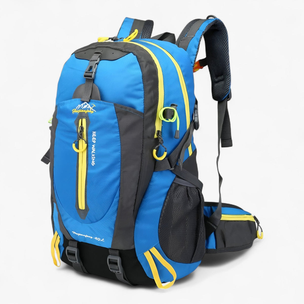 Waterdichte nylon rugzak- €25 : Waterdichte nylon rugzak in Lichtblauw van Pantinoshop