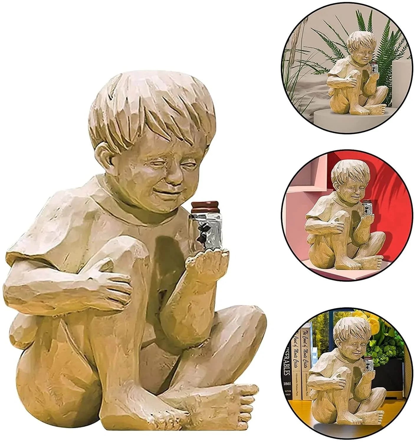 home & garden : Kinderen met Zonnevlammetjes Tuinbeelden in van Pantino