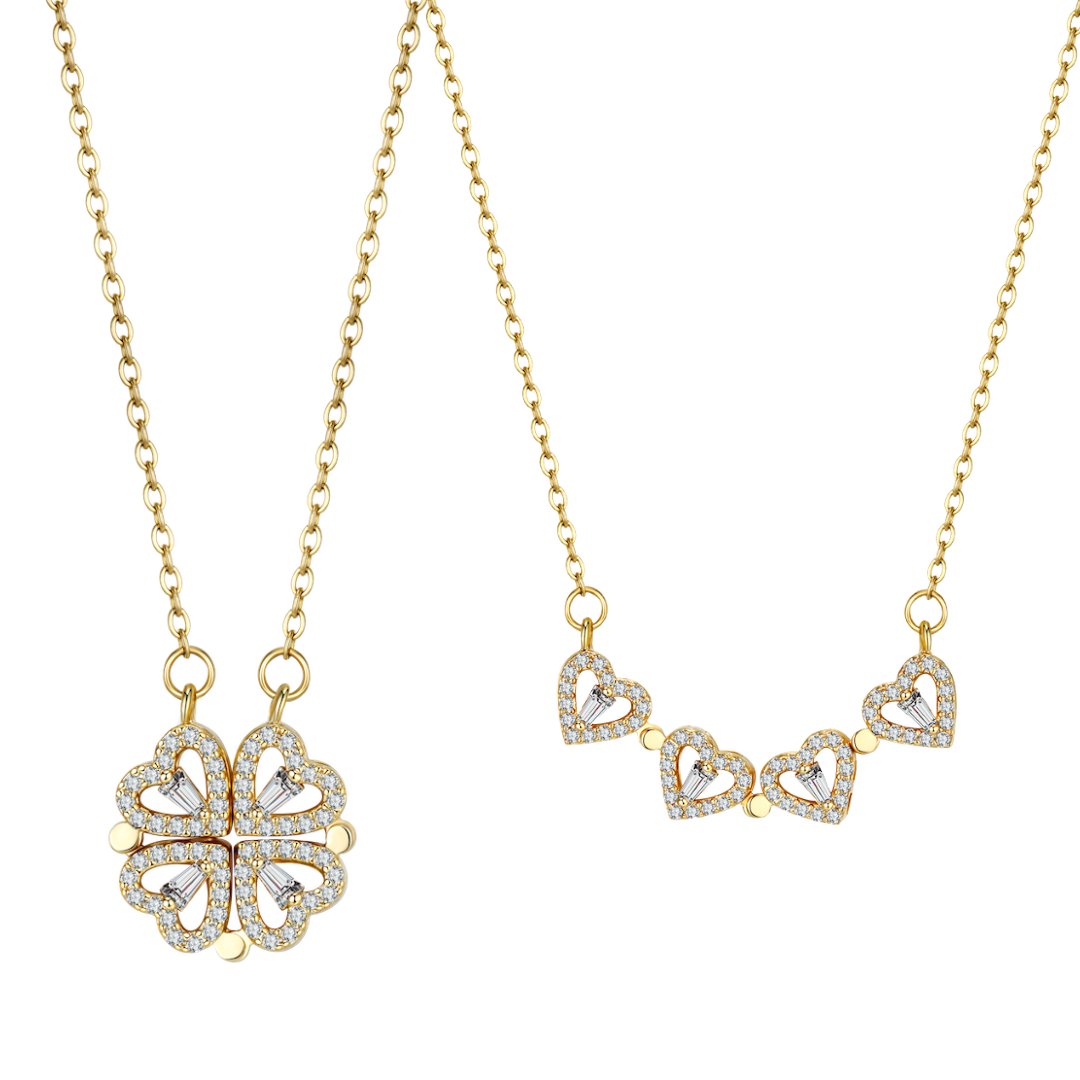 accessories : Dubbele Geluk! Krijg 1+1 GRATIS Lucky Halsketting voor jou en je vriend in Goud (1+1 GRATIS) van Pantinoshop