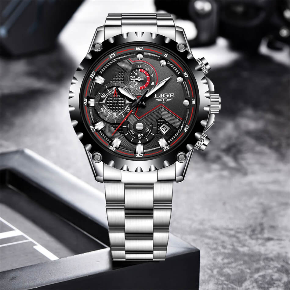 watches : Heren Militair Stalen Horloge in van Pantino