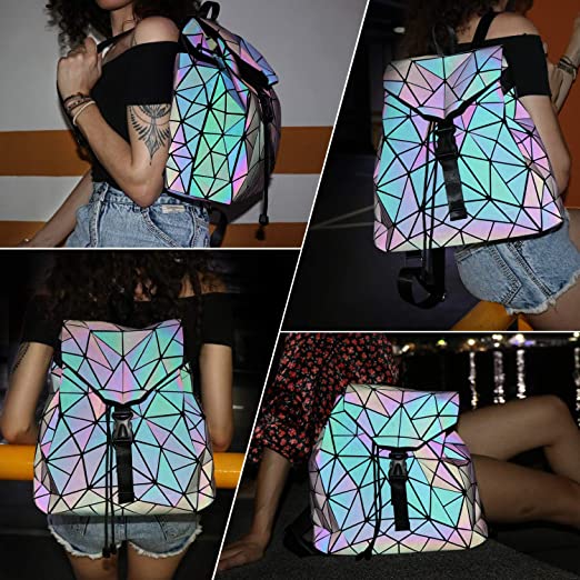 bags : Lichtgevende Geometrische Rugzak in van Pantino