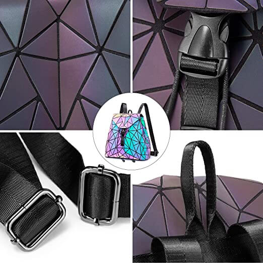 bags : Lichtgevende Geometrische Rugzak in van Pantino