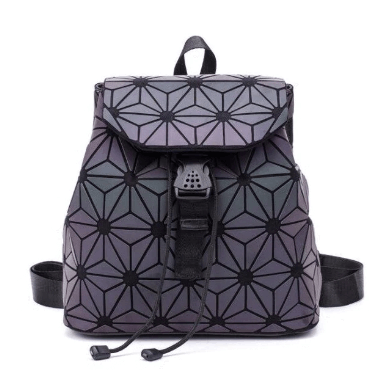 bags : Lichtgevende Geometrische Rugzak in Lichtgevende Hexagon 36cmX13cmX32cm van Pantino