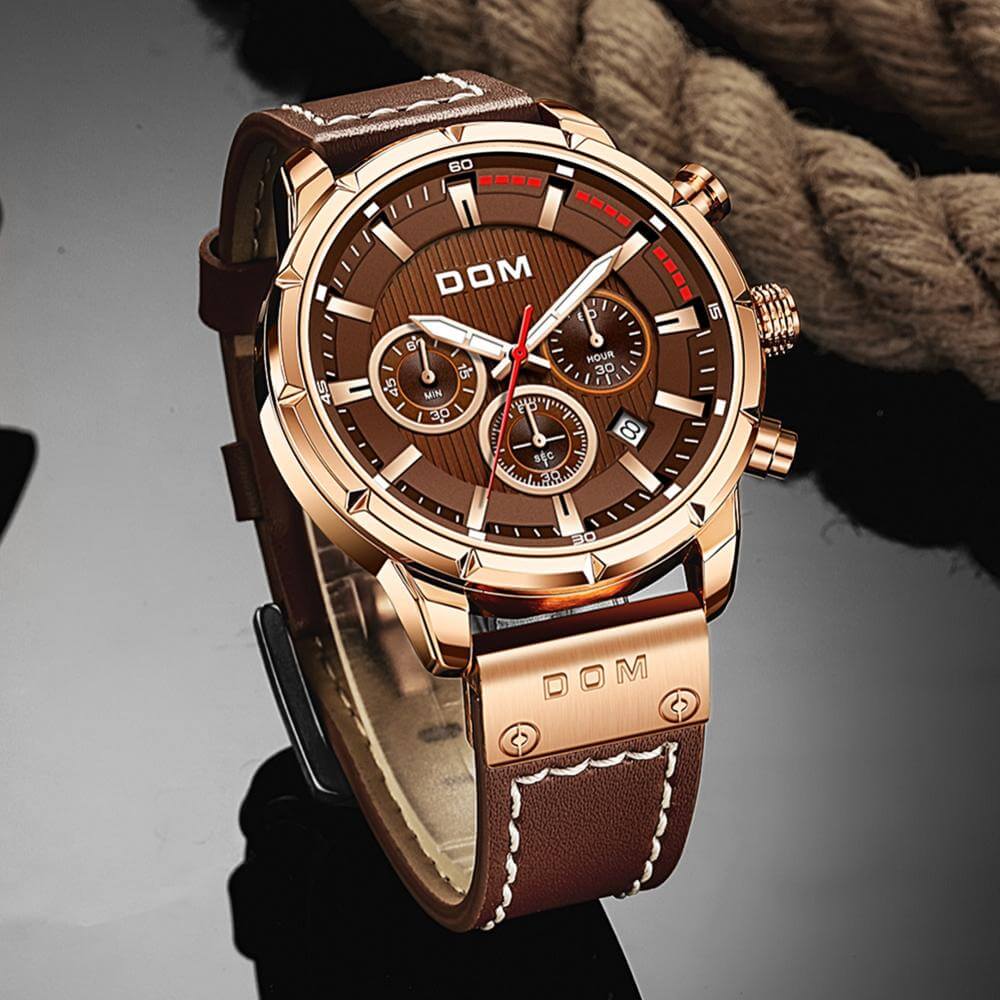 watches : DOM | Heren Lichtgevend Sporthorloge in van Pantino