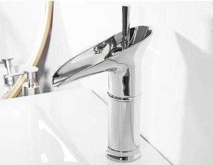 home & garden : Huck - Waterval antieke kraan badkamer wastafel kraan messing wastafelmengkranen in van Pantino