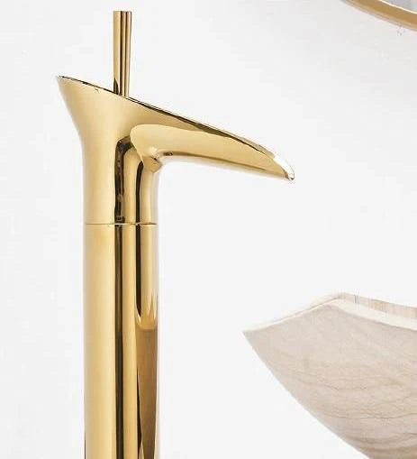 home & garden : Huck - Waterval antieke kraan badkamer wastafel kraan messing wastafelmengkranen in van Pantino