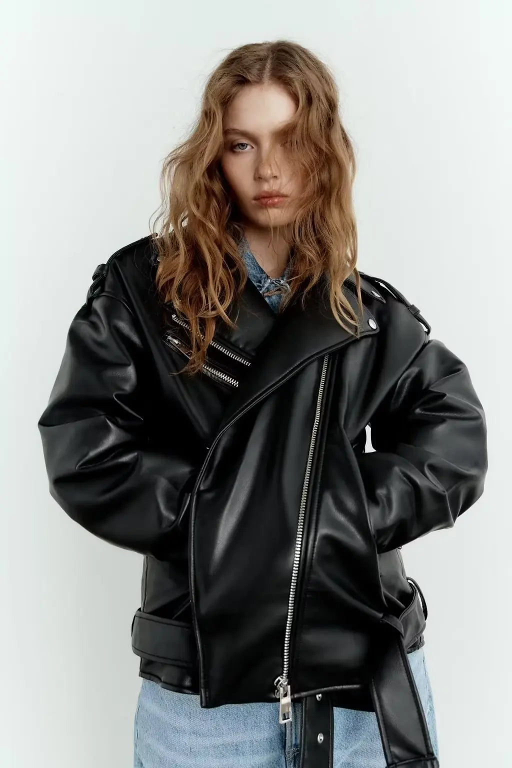 men's fashion : Emilia - Veganistisch Leren Jasje in van Pantino