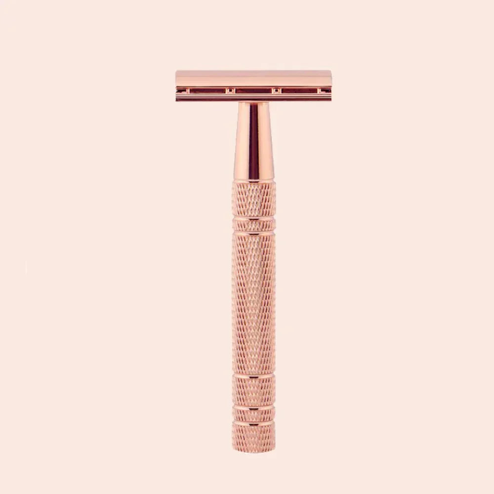 accessories : SmoothShave™ veiligheidsscheermes + 10 premium mesjes gratis in Roségoud (+10 messen) van Pantino