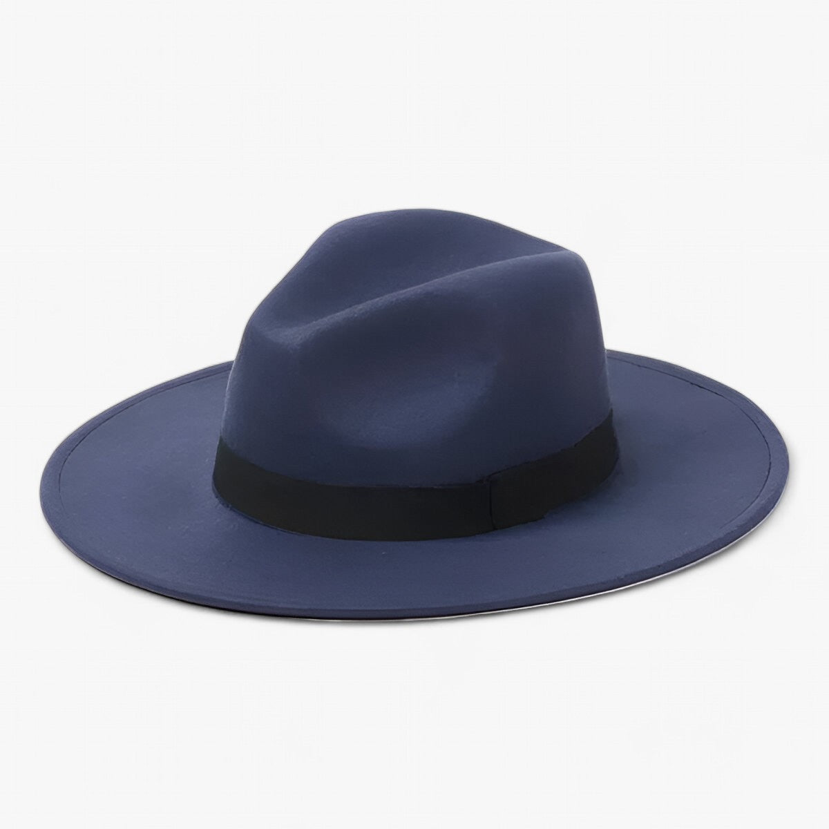 Lena wollen Fedora muts - Blijf warm in stijl- €25 : Lena wollen Fedora muts - Blijf warm in stijl in Donkerblauw van Pantinoshop