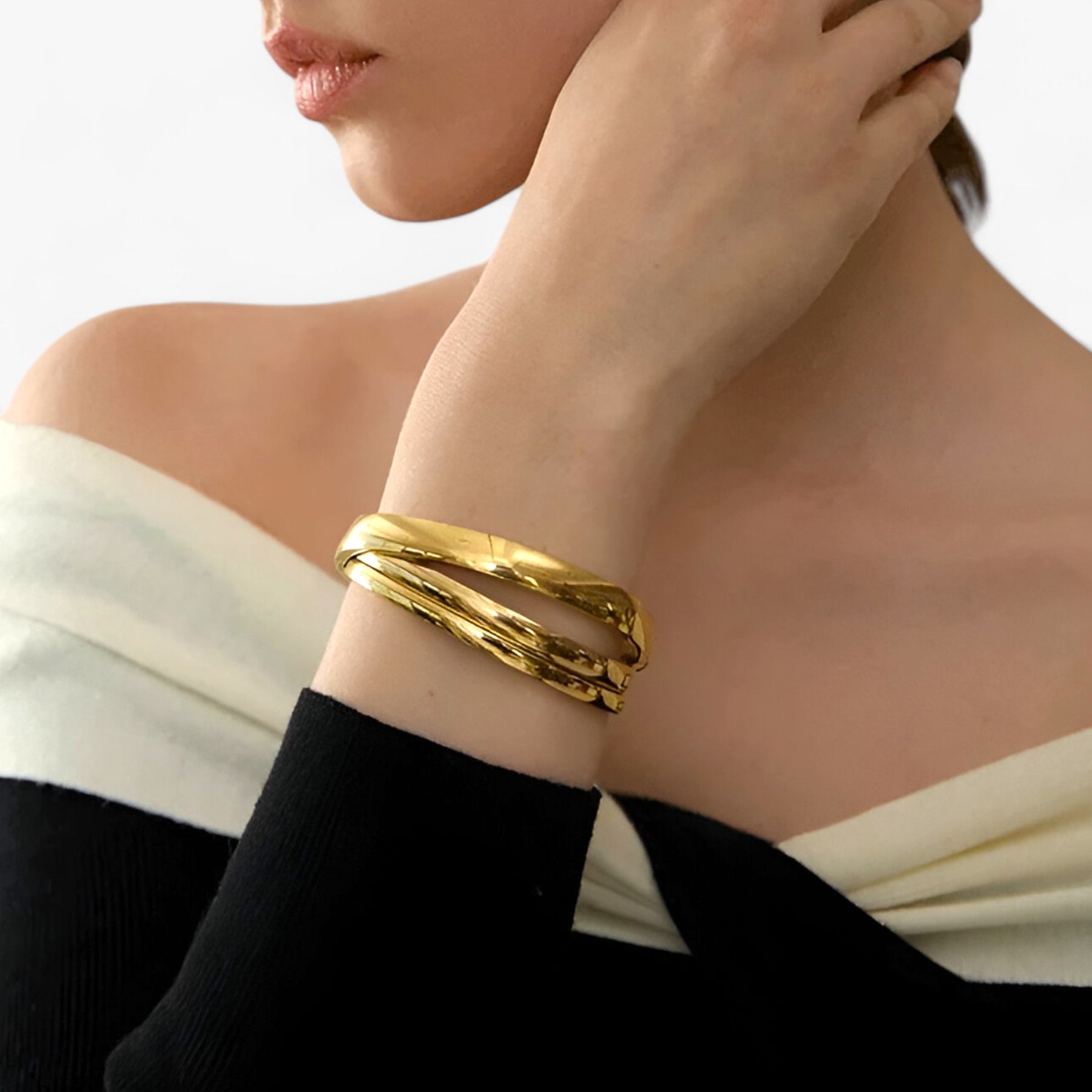 accessories : Mia | Waterdichte Armband - Minimalistische 18k Gouden Bedel in van Pantinoshop