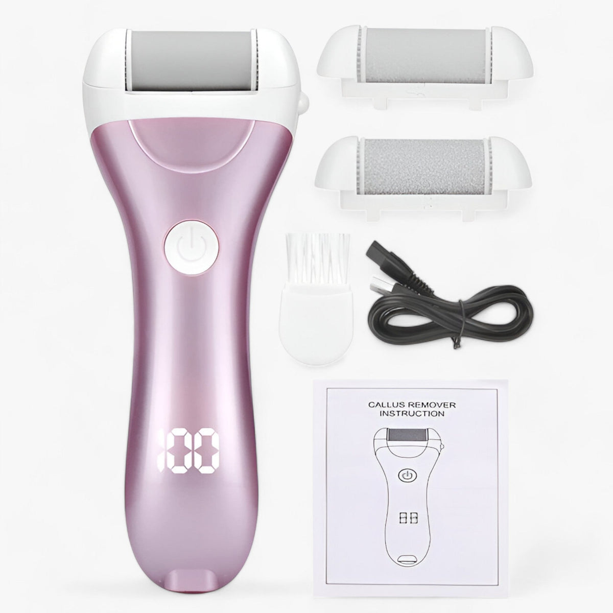 accessories : Lima voor voeten | Elektrische epilator voor eelt - Maakt de voeten glad in Rosa-zonder doos van Pantino