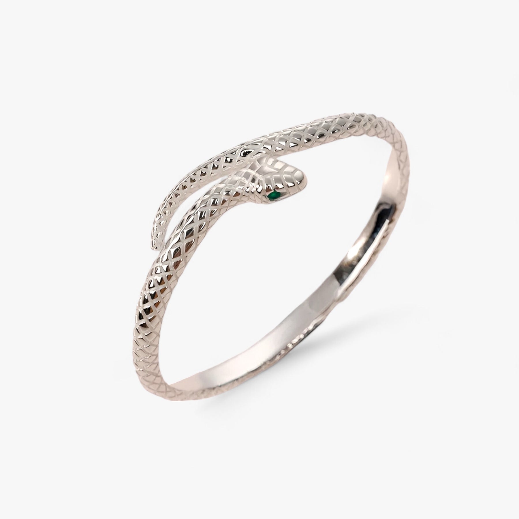 accessories : Hannah | Slangenarmband - Zilveren Charme & Elegant in van Pantinoshop