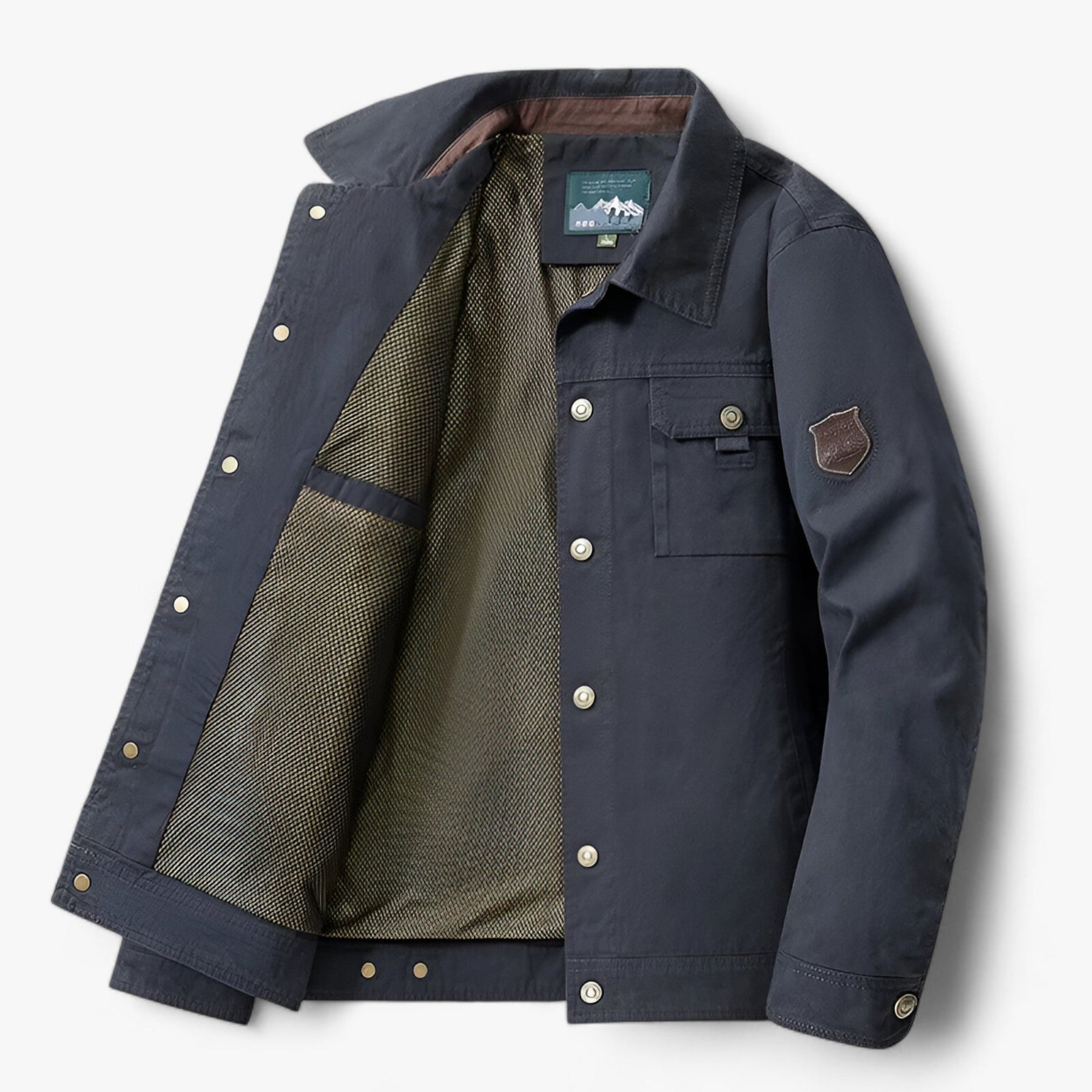 men's fashion : Maxwell | Heren Bomberjack - Tactische Comfort in Blauw van Pantinoshop