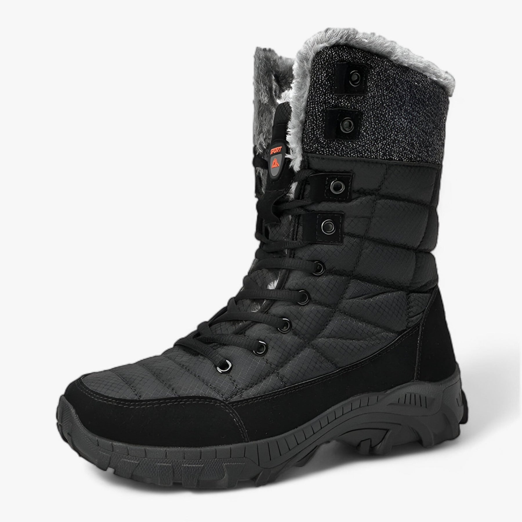 outdoor equipment : Ethan | Hoge leren sneeuwlaarzen - Ultra warm en waterdicht voor heren in Nee van Pantinoshop