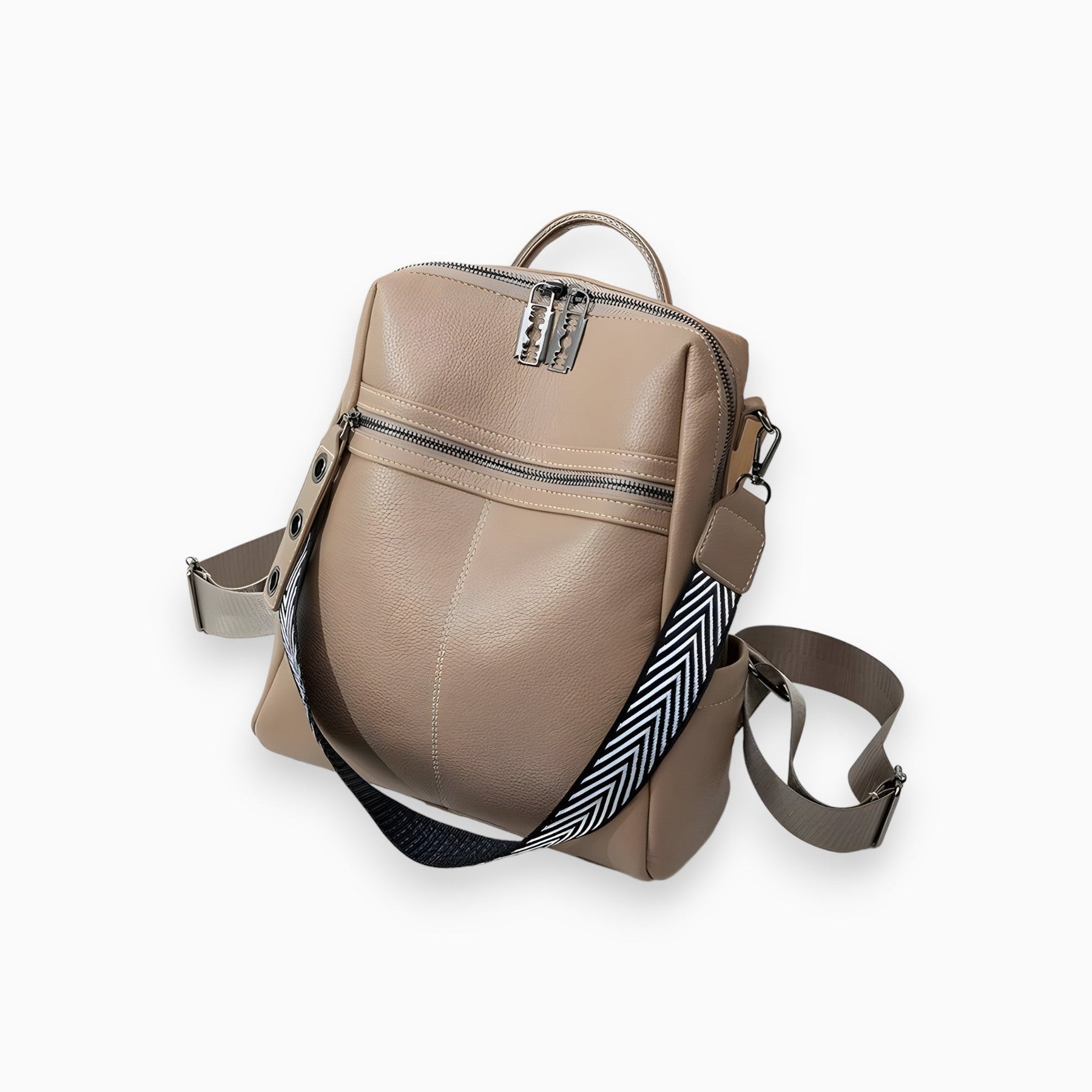 bags : Lumni - Leren tas in Khaki van Pantino