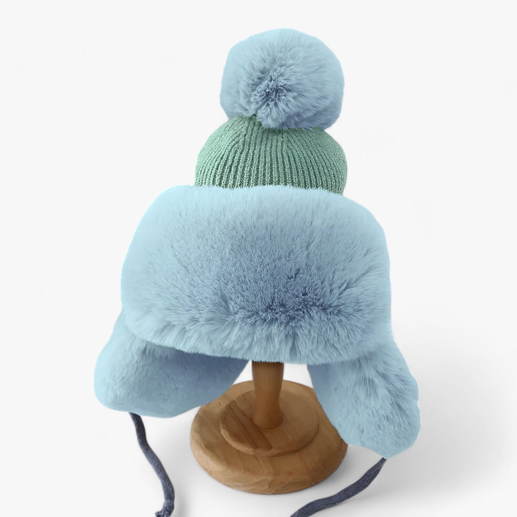 accessories : Nina | Lei Feng Hut - Dikke warmte met elegante oorkleppen in Blauw Volwassen van Pantinoshop
