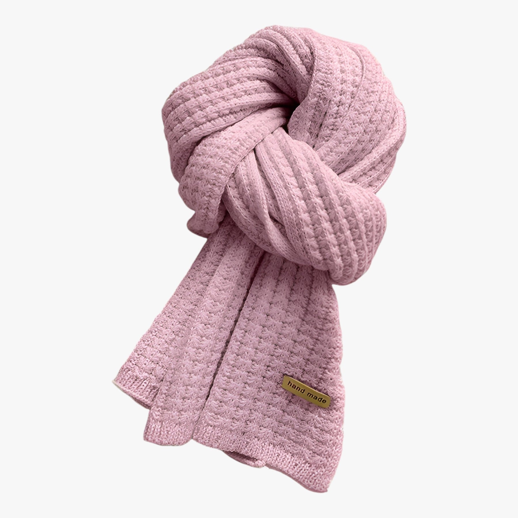men's fashion : Rylie | Gebreide thermische sjaal voor de winter - Ultieme bescherming tegen de kou in Roze One Size van Pantino