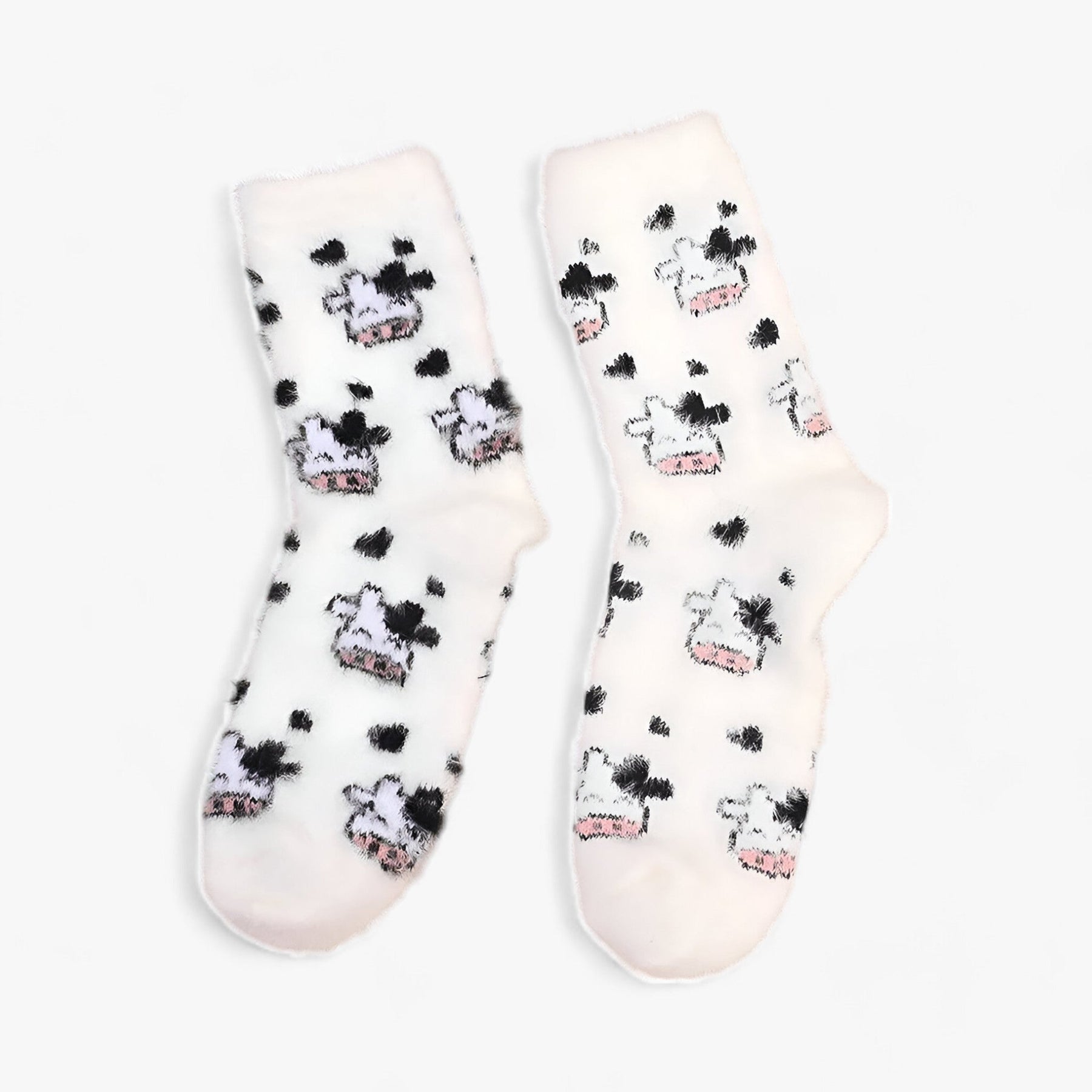 other : Lani | Plüsch-V Koe Sokken - Gezellig en Warm (1 Paar + 2 Paar GRATIS) in 1 Paar + 2 Paar GRATIS Koeien van Pantinoshop