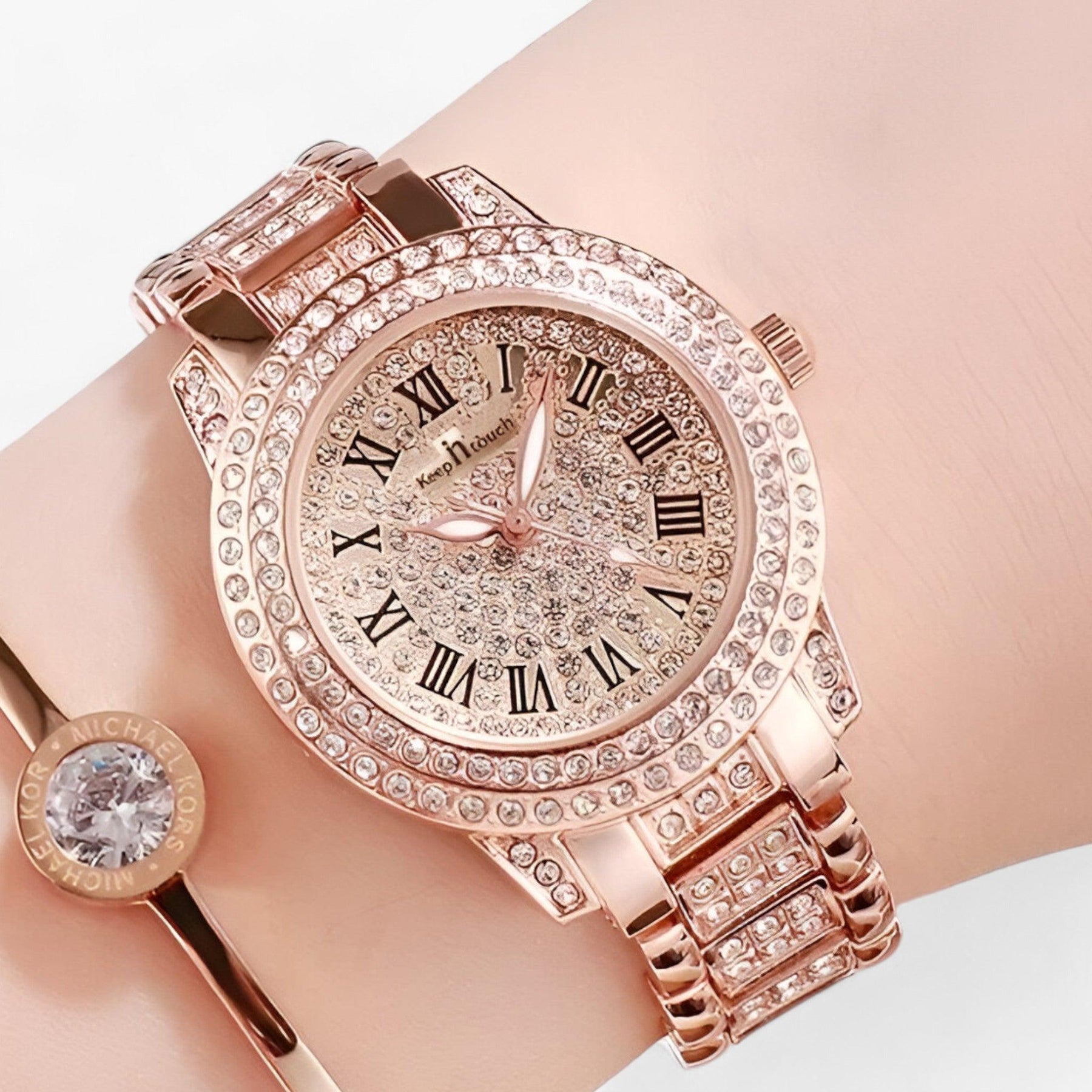 Sasha | Luxe Horloge met Volledige Diamanten - Elegant en Modieus voor Dames - €25 : Sasha | Luxe Horloge met Volledige Diamanten - Elegant en Modieus voor Dames in van Pantinoshop