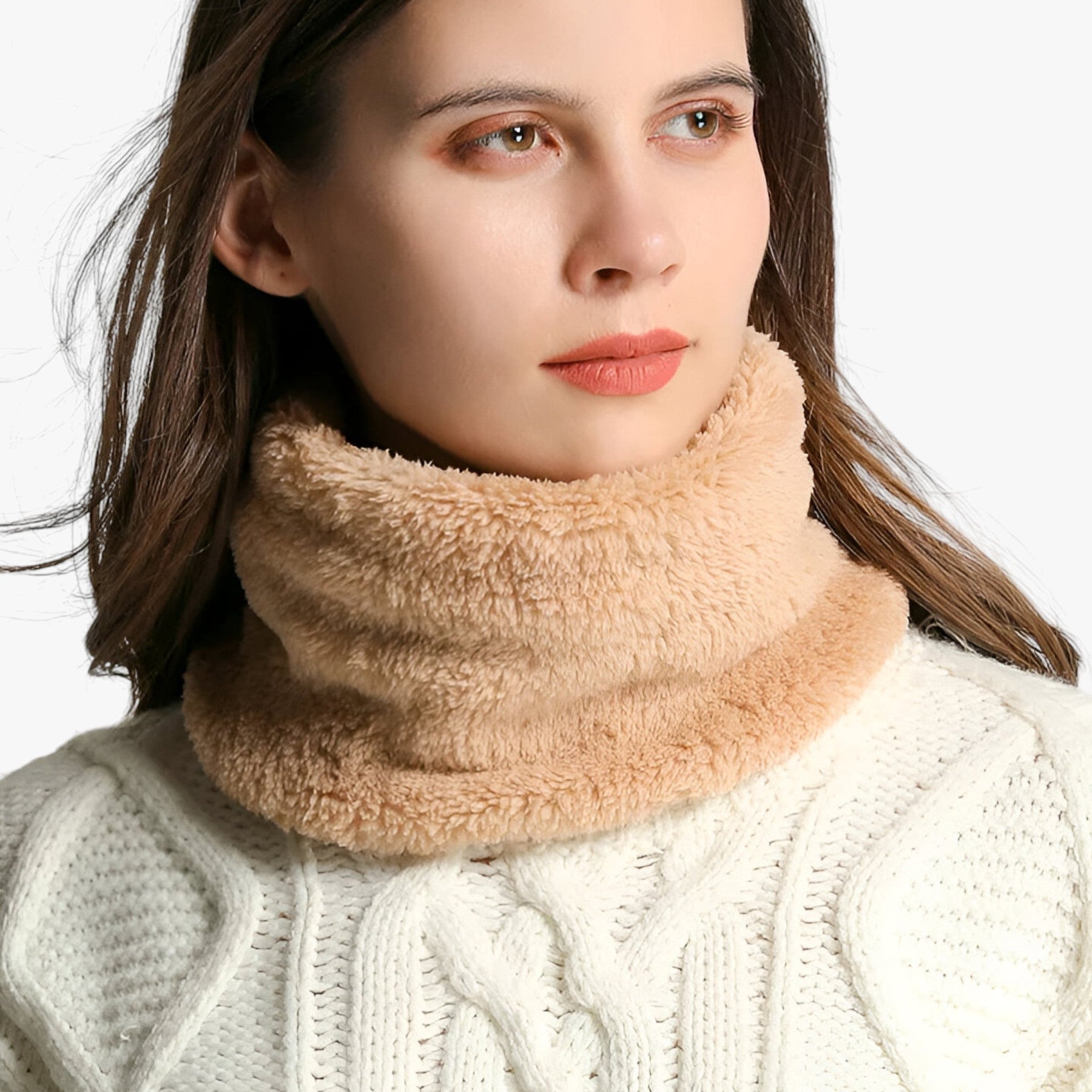 accessories : Elsie | Infinity-sjaal van nepbont - Zachte warmte bestand tegen de kou in van Pantino