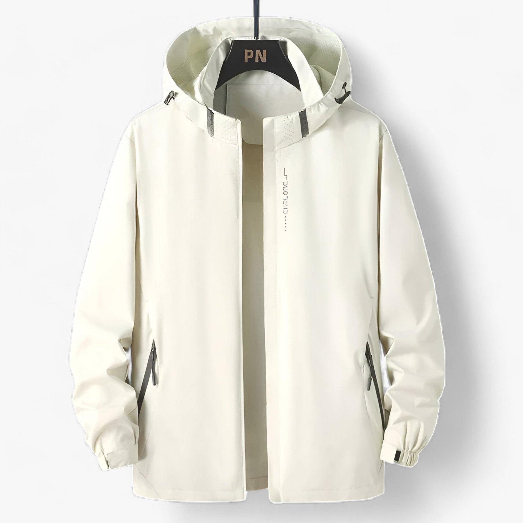 outdoor equipment : Oliver | Grote Maten Kapuzenshirt - Waterdichte Windbreaker voor Buitenavonturen in Wit van Pantinoshop