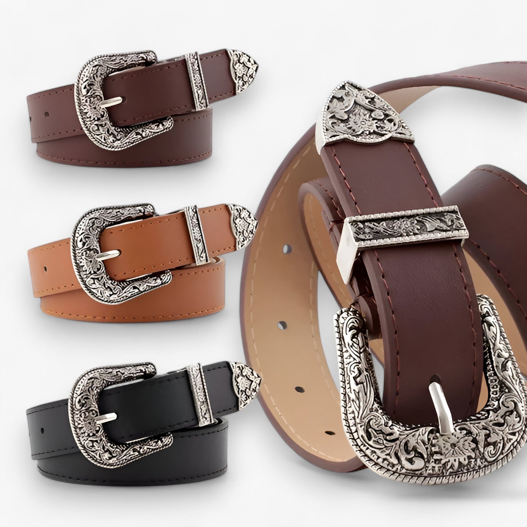 men's fashion : MAVEN | Stilet leren riem - Vintage-stijl & duurzaamheid in van Pantinoshop