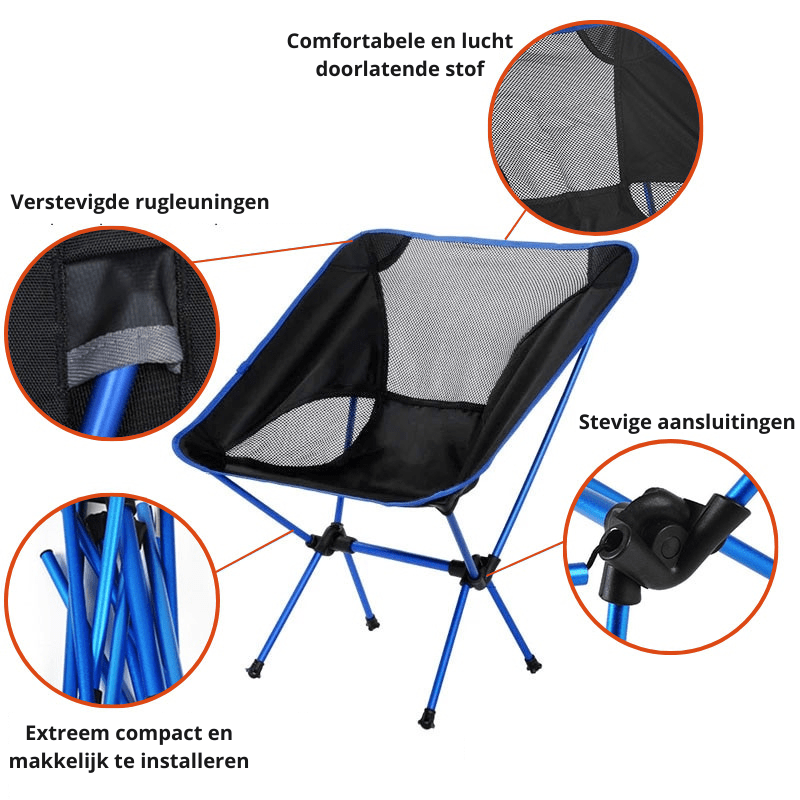 outdoor equipment : Portable Folding Moon Chair | De ultieme metgezel voor al je buitenavonturen in van Pantino