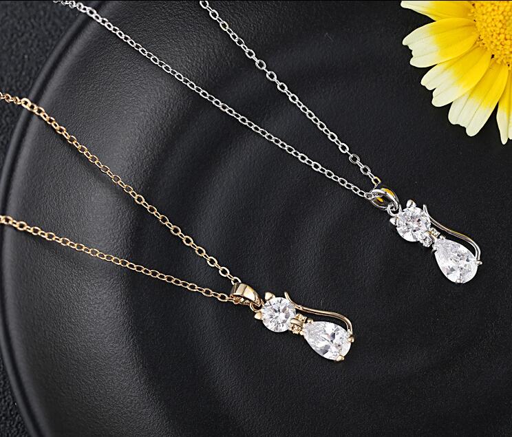 accessories : Kattenbedelketting met elegant ontwerp in van Pantino