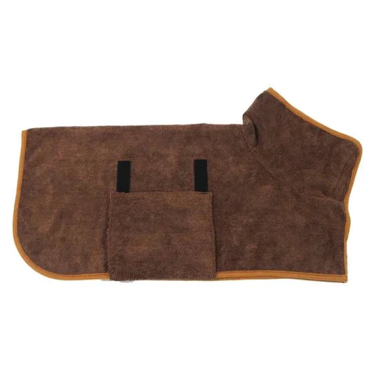 pets : HugDry™ | Honden handdoek in Bruin van Pantino