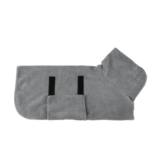 pets : HugDry™ | Honden handdoek in Grijs van Pantino