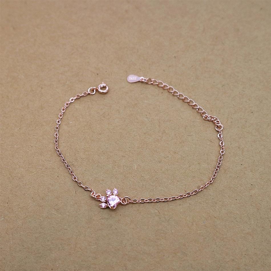 accessories : Armband met pootafdruk van rozenkwarts in van Pantino