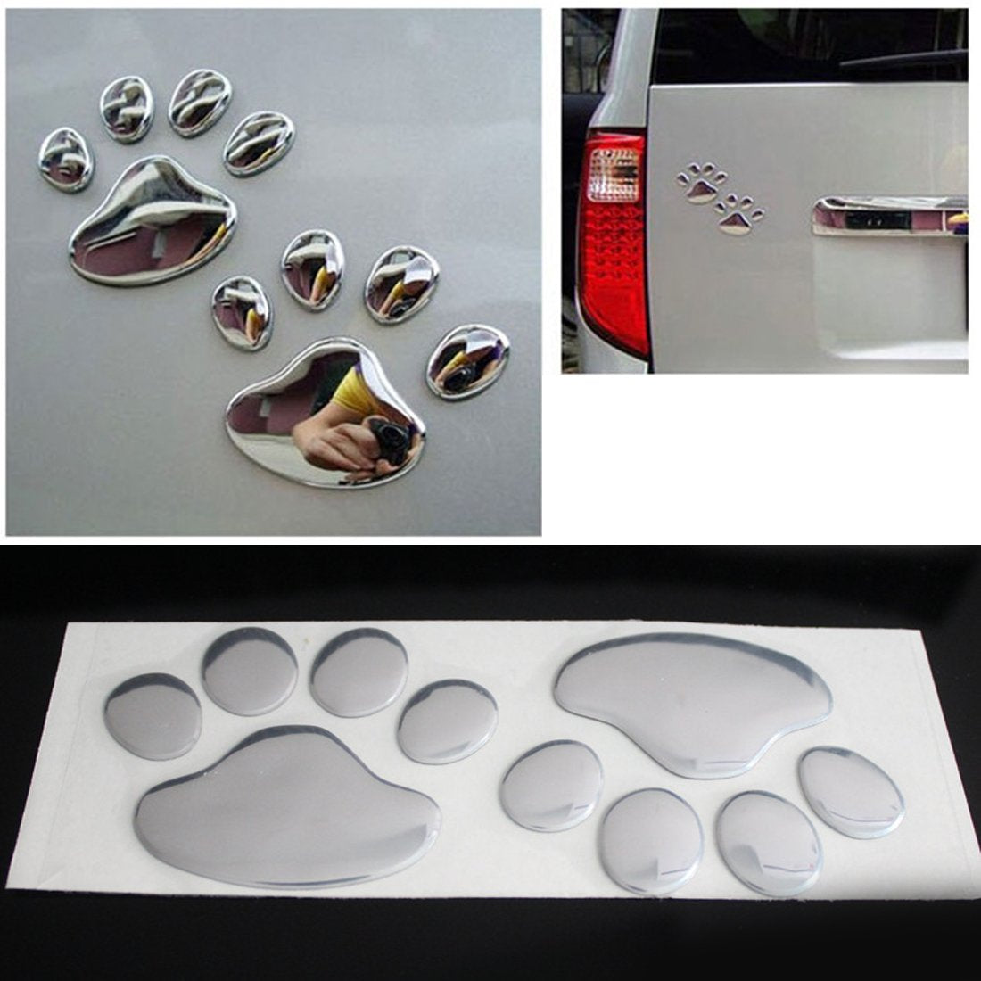 pets : 3D Auto Poot Sticker in van Pantino