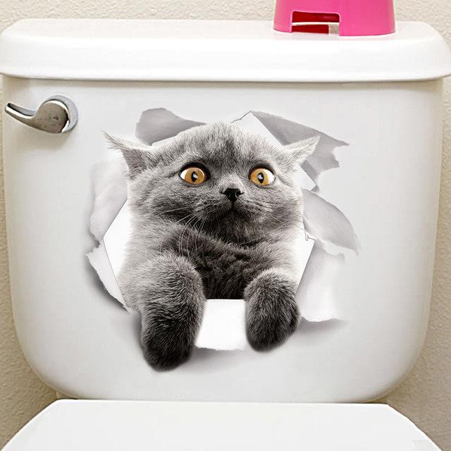 home & garden : 3D Kat Sticker Muursticker in Katze3 van Pantino