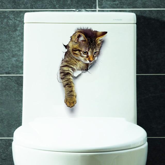 home & garden : 3D Kat Sticker Muursticker in Katze10 van Pantino
