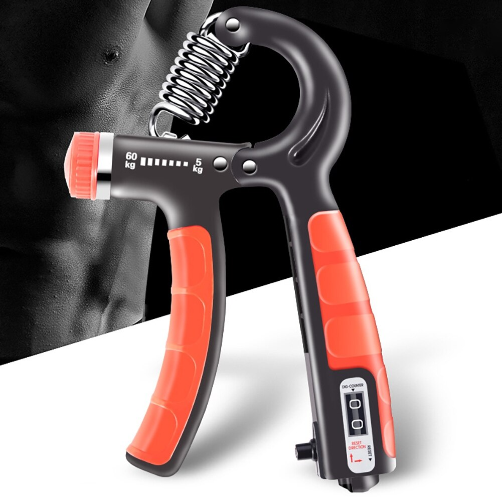 accessories : GripFit | Handtrainer | Pols en onderarm training | Revalidatie training in Zwart + rood van Pantino