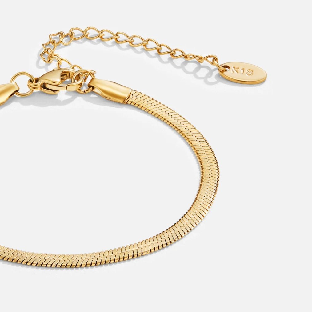 accessories : Sarya Gouden Armband in 18K Goud van Pantino