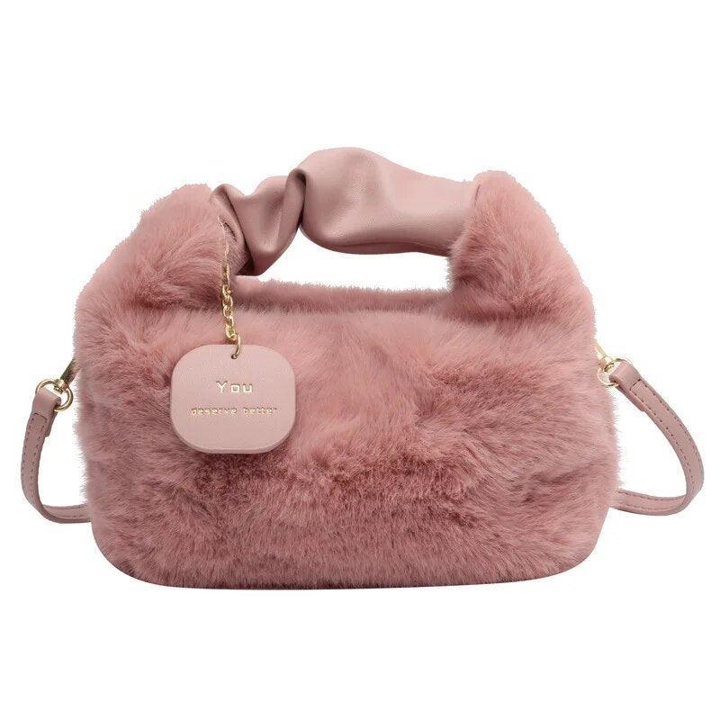 : Fluffy Crossbody Tas in van Pantino