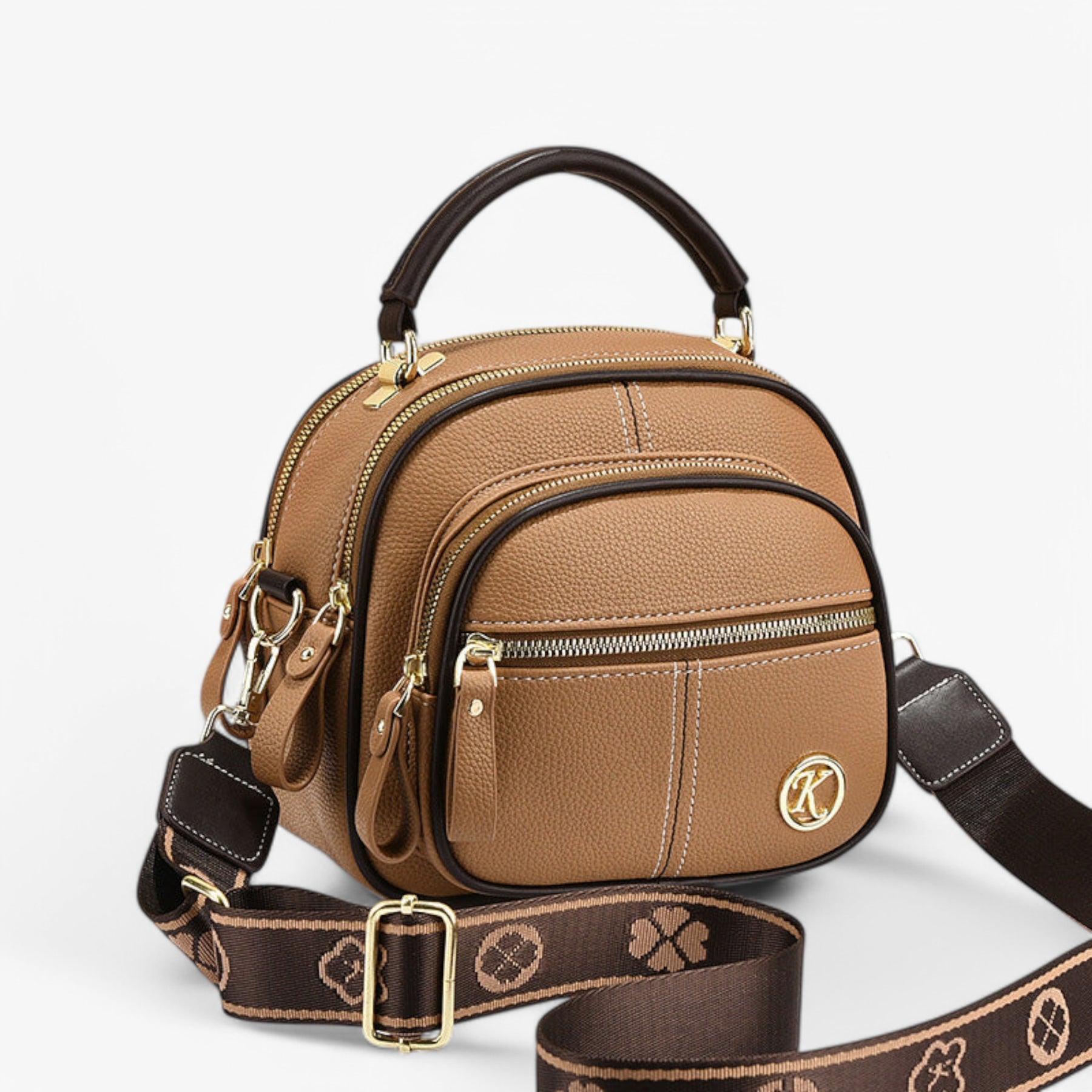 bags : LuciaCinghia™️ tas in Khaki van Pantino