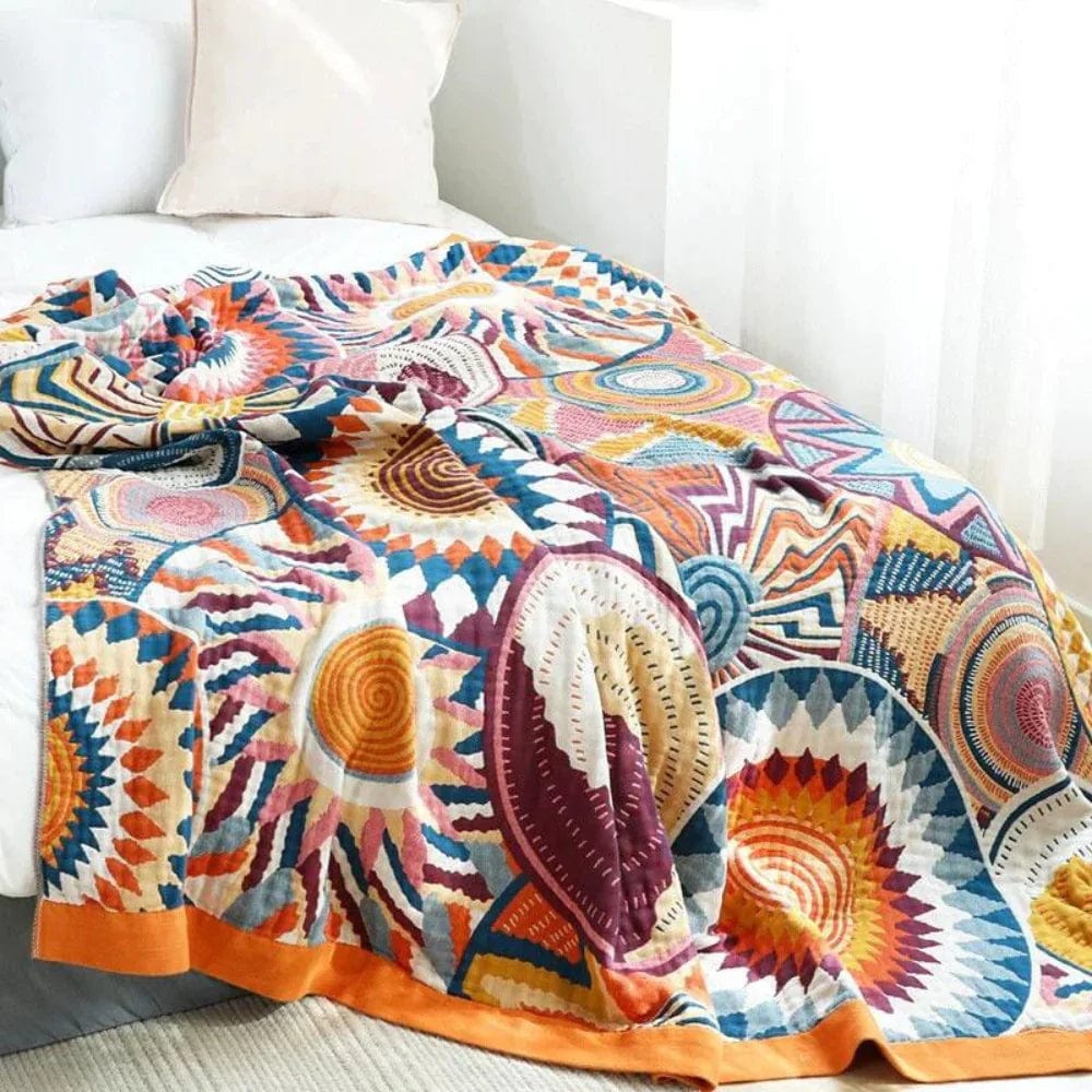 home & garden : The Maja Blanket | Vrolijk & Luxueus! in 150x200cm van Pantino