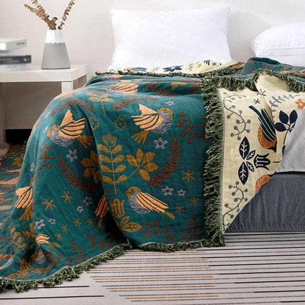home & garden : The Nora Blanket | Vrolijk & Luxueus! in van Pantino