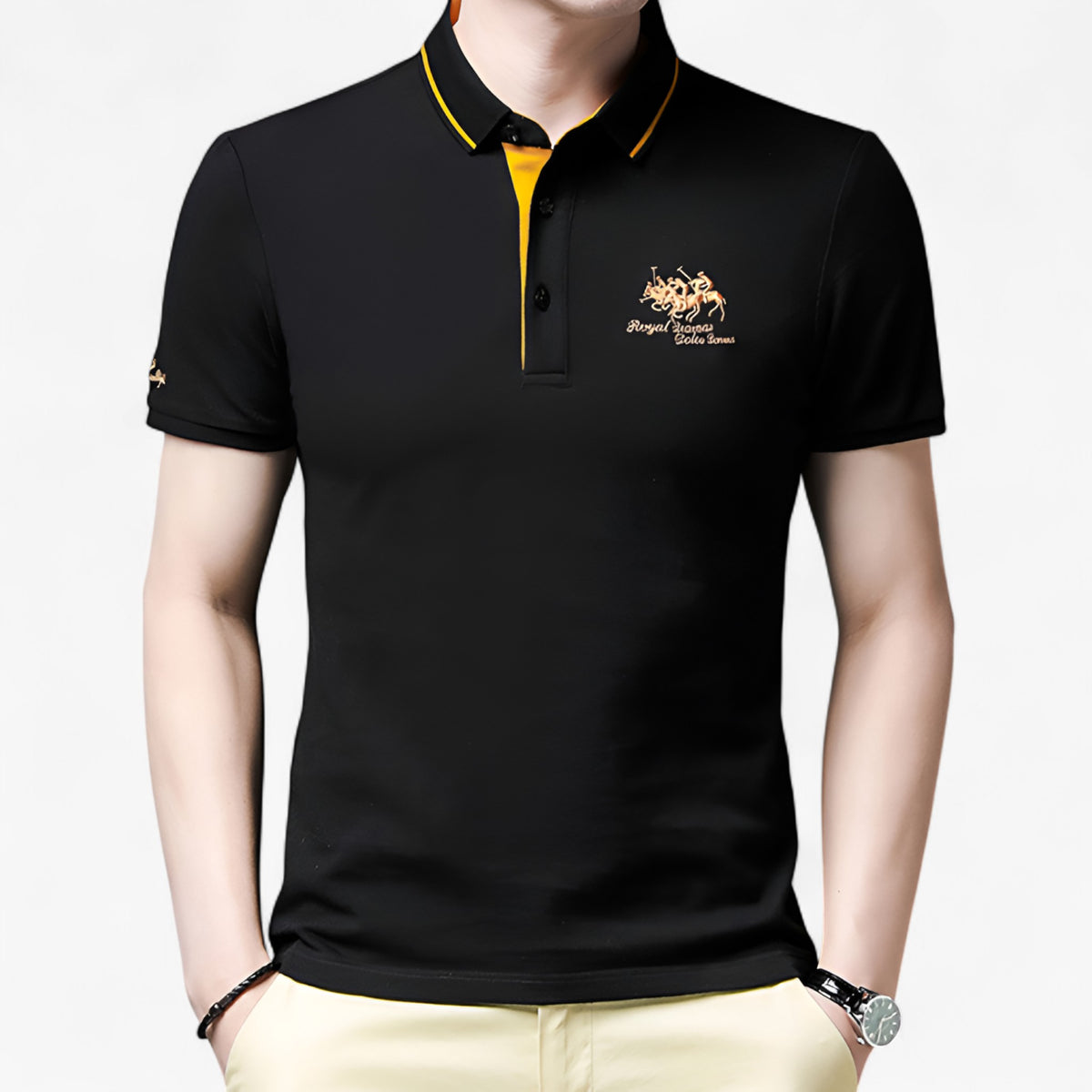 men's fashion : Leonardo | Luxe Katoenen Polo in van Pantinoshop
