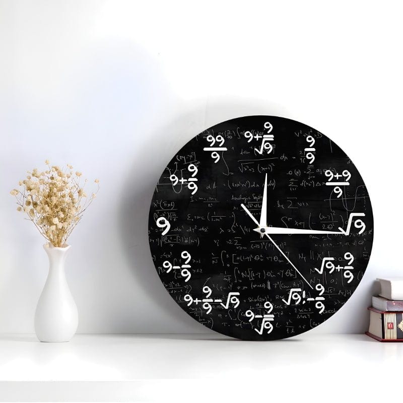 home & garden : TimeFlair™ - Moderne wiskundige wandklok in van Pantino