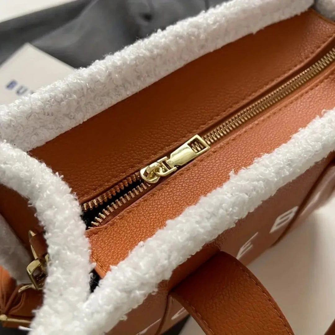 bags : Tote Bag™ - Pelz-Designer-Ledertasche in van Pantino