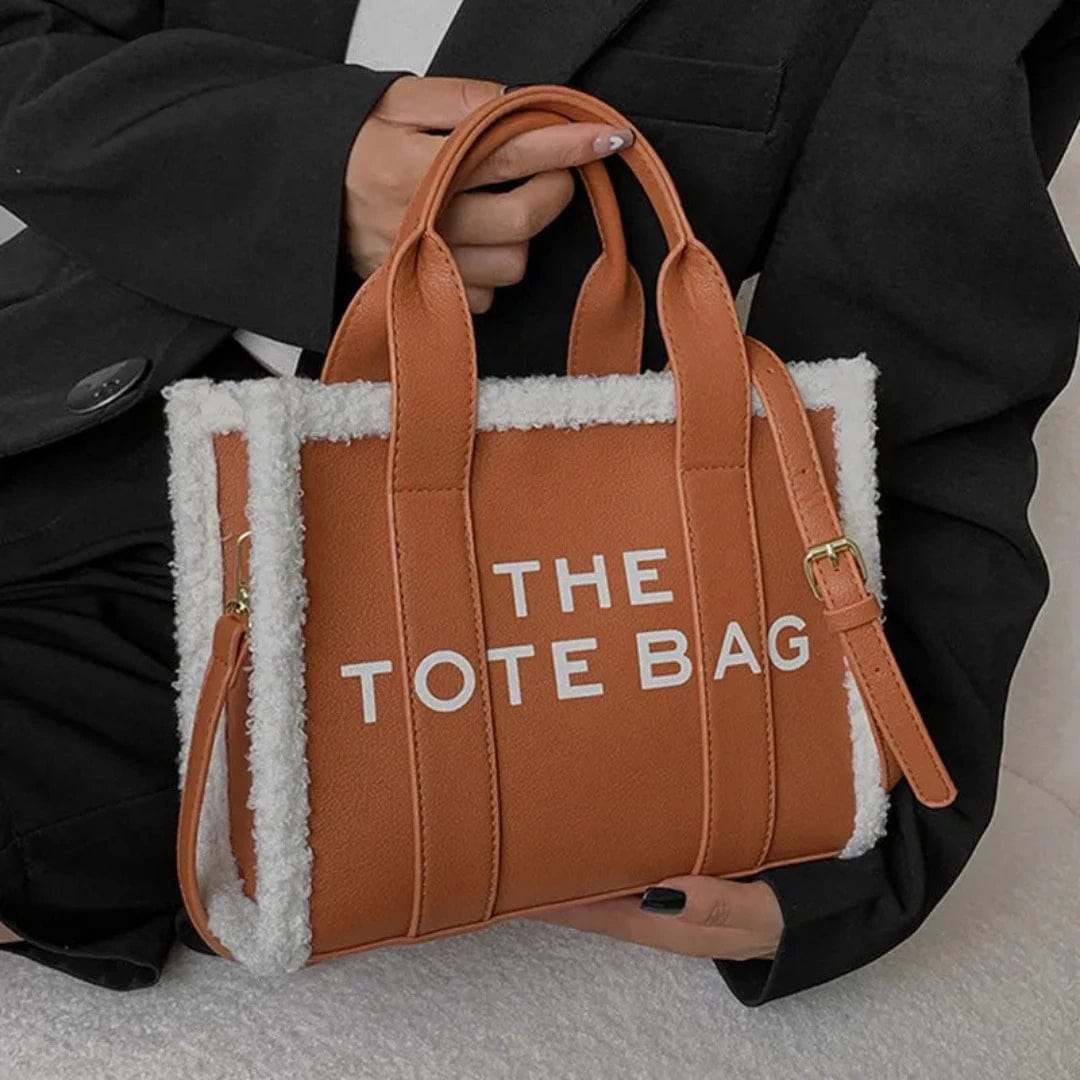 bags : Tote Bag™ - Pelz-Designer-Ledertasche in van Pantino