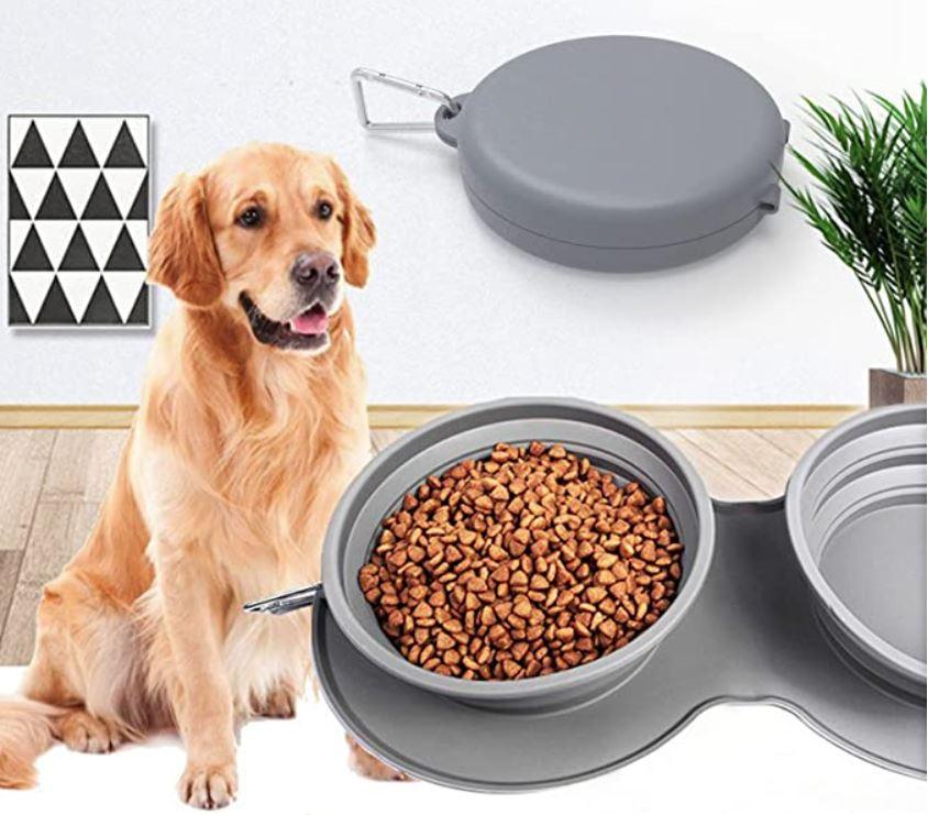 pets : TravelBowl™ - Rubberen Opvouwbare Huisdier Schaal (1+1 GRATIS) in van Pantino