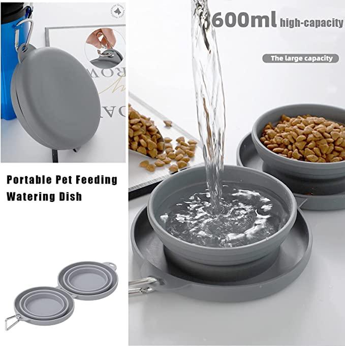 pets : TravelBowl™ - Rubberen Opvouwbare Huisdier Schaal (1+1 GRATIS) in van Pantino