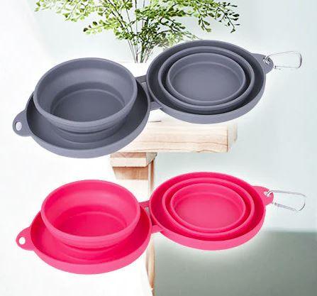pets : TravelBowl™ - Rubberen Opvouwbare Huisdier Schaal (1+1 GRATIS) in van Pantino